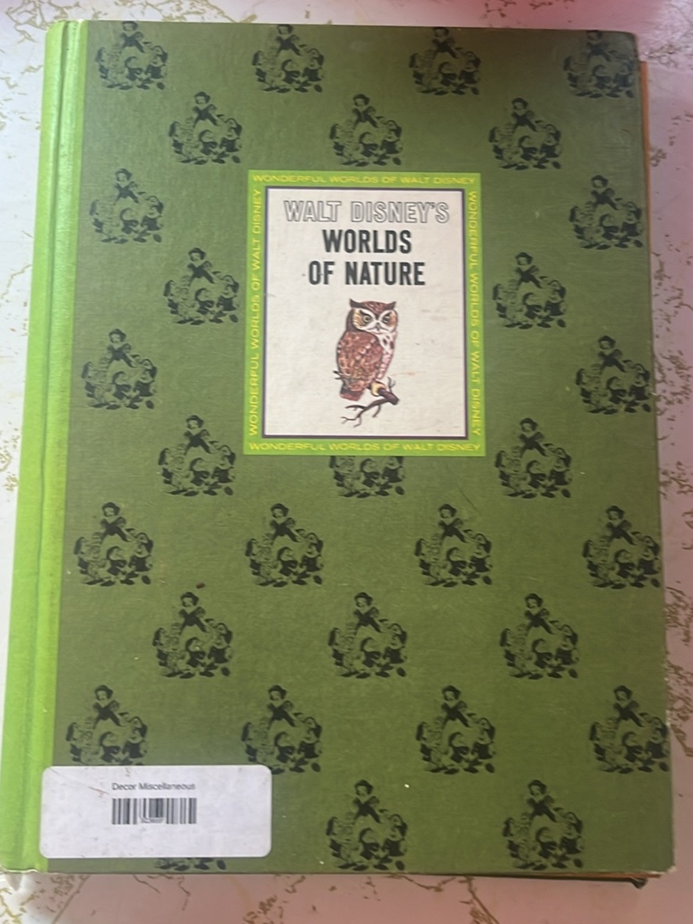 Walt Disney's Worlds of Nature Green Hardcover Book